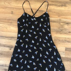 Strappy Floral Mini Dress